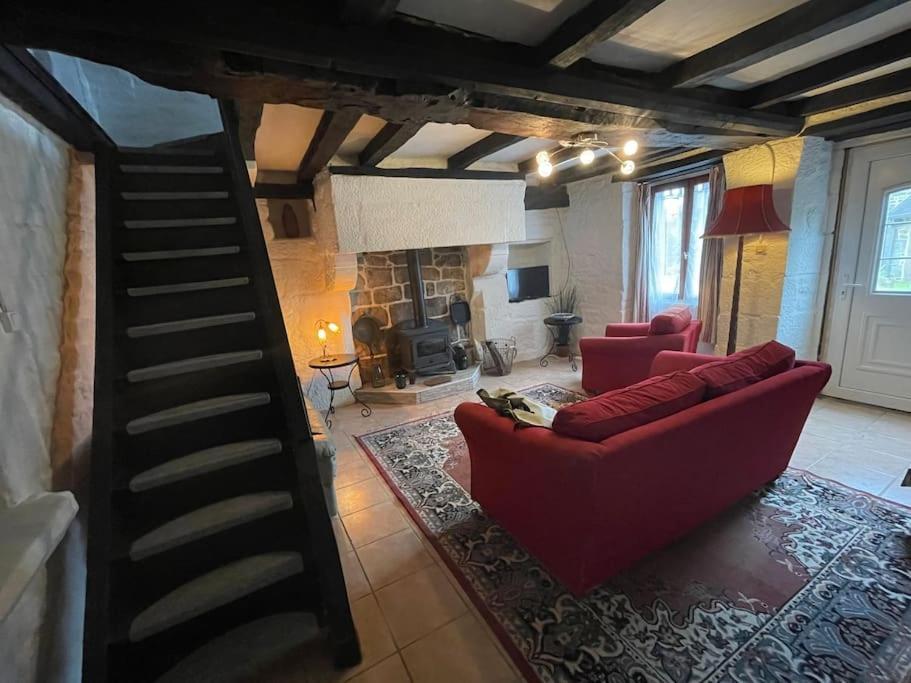 Le Petit Fleur - The Little Flower, Cosy Cottage Saint-Michel-de-Montjoie Dış mekan fotoğraf